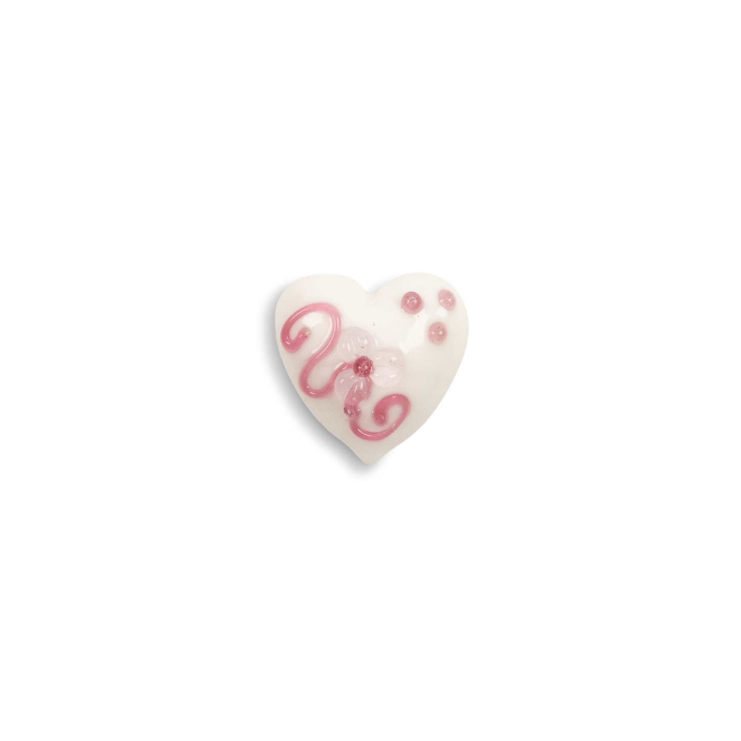 Dreamy Heart Handmade Glass Mosaic Embellishment - 1 pc