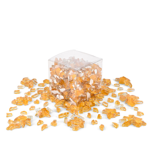 Honey Drop Crackled 1Kg Orange Tile **School Bulk Buy**