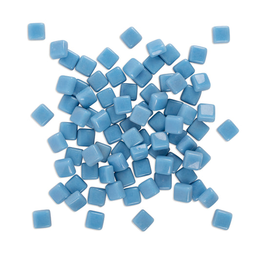 Light Blue Glass Blocks Blue Mosaic Tiles 250g