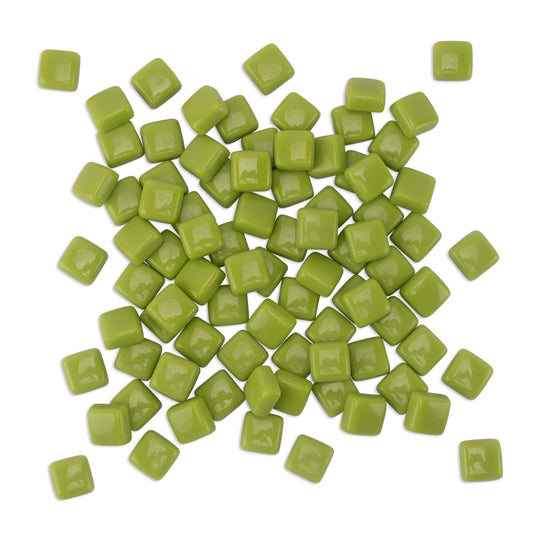 Light Green Glass Blocks Green Mosaic Tiles 250g