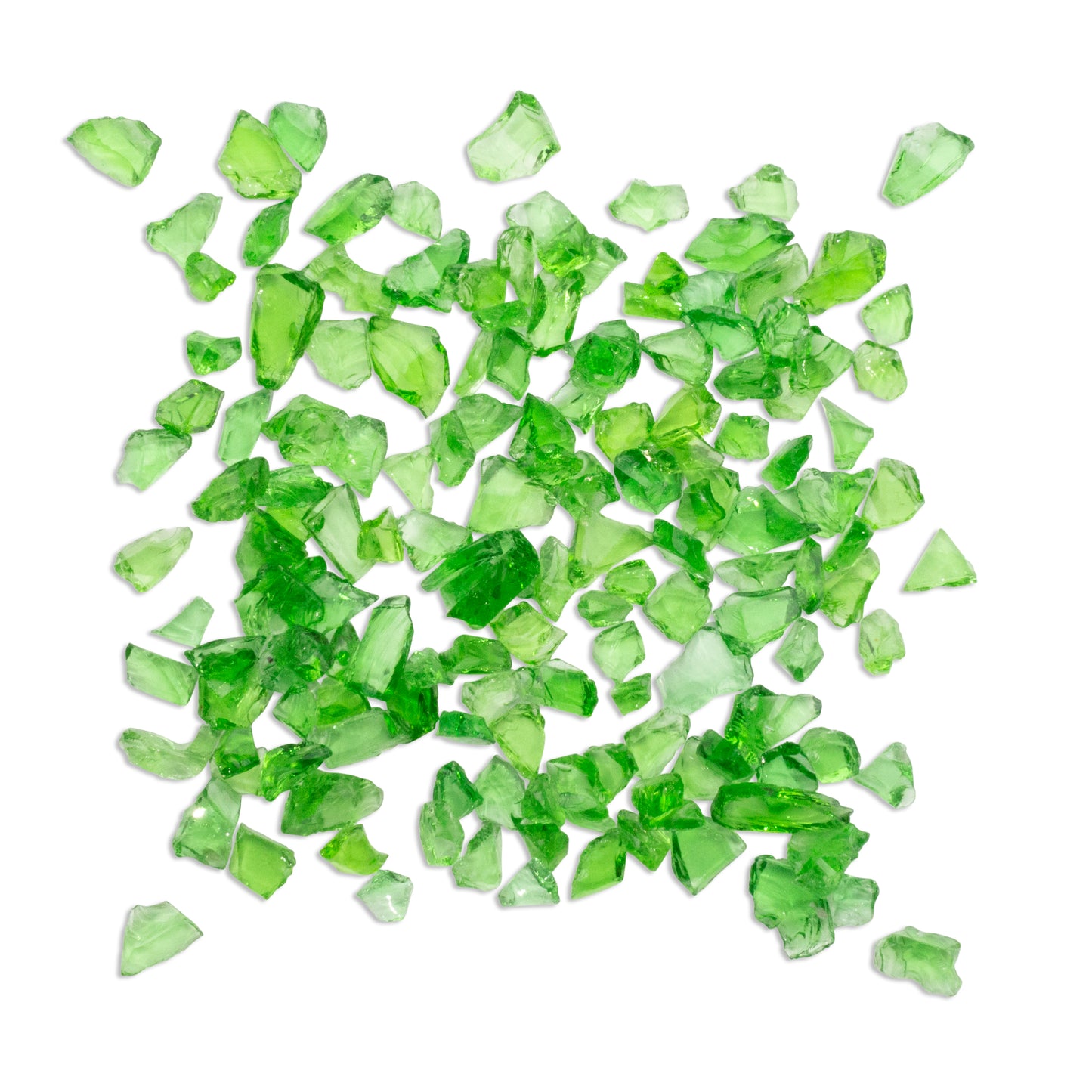 Light Green Crushed Glass 1Kg **School Bulk Buy**