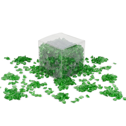 Light Green Crushed Glass 1Kg **School Bulk Buy**
