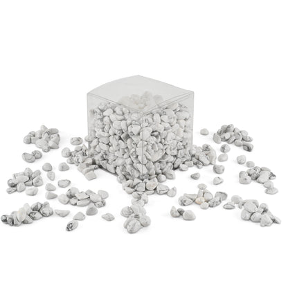 White Marble Effect Stones 9-12mm 1Kg **School Bulk Buy** - CLEARANCE