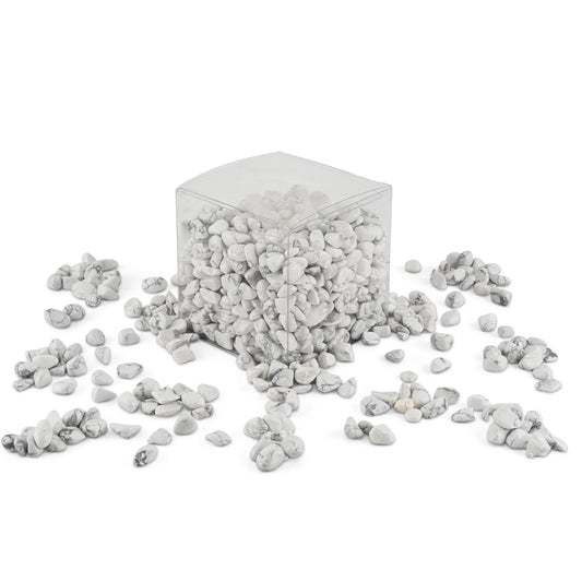 White Marble Effect Stones 9-12mm 1Kg **School Bulk Buy** - CLEARANCE