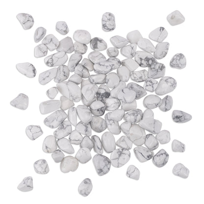 White Marble Effect Stones 9-12mm 1Kg **School Bulk Buy** - CLEARANCE