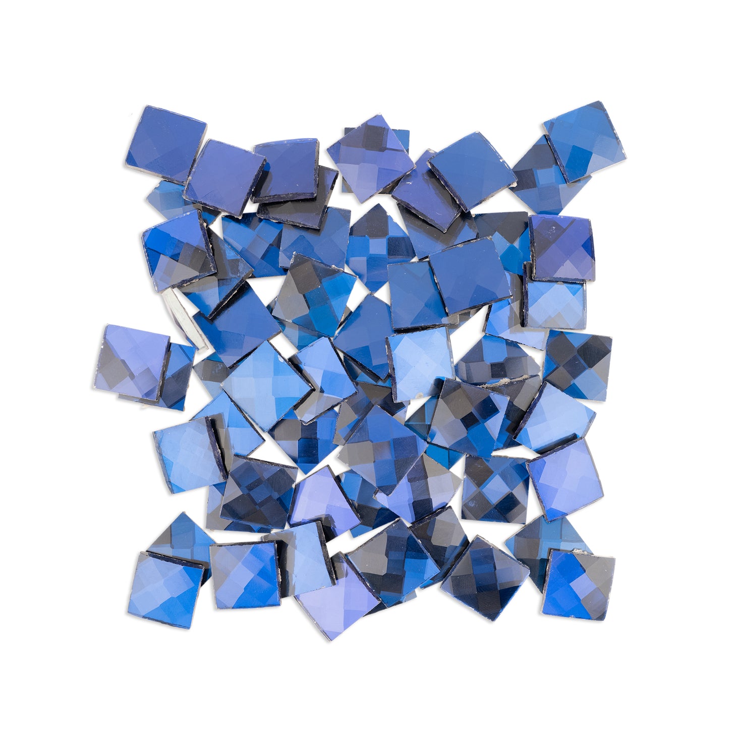 Midnight Blue Diamond Mirror Mosaic Tile 15mm - 50 tiles