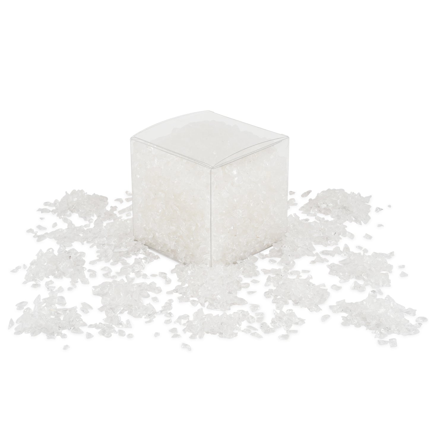 Clear Mini Crushed Glass 900g **School Bulk Buy** - CLEARANCE