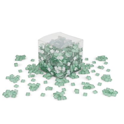Mint Green Crystal Mosaic Glass Tiles 1Kg **School Bulk Buy**