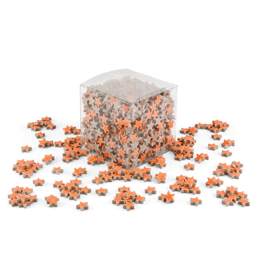 Orange Star Shaped Ceramic Tiles 800g **School Bulk Buy**