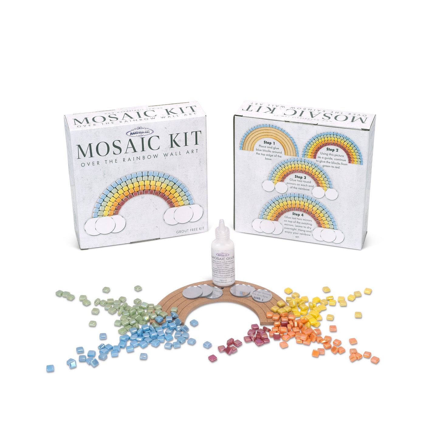 Over The Rainbow Mosaic Wall Art Kit