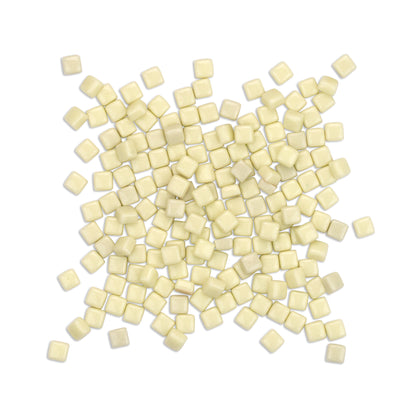 Lemon Mini Pastel Glass Blocks 1Kg **School Bulk Buy**