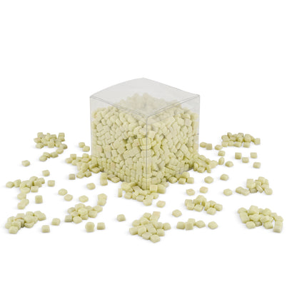 Lemon Mini Pastel Glass Blocks 1Kg **School Bulk Buy**