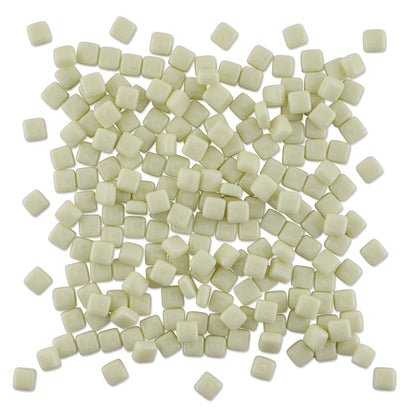 Lemon Mini Pastel Glass Blocks 1Kg **School Bulk Buy**