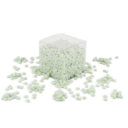 Mint Mini Pastel Glass Blocks 1Kg **School Bulk Buy**