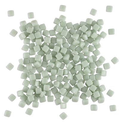 Mint Mini Pastel Glass Blocks 1Kg **School Bulk Buy**