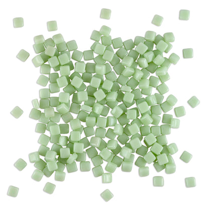 Mint Mini Pastel Glass Blocks 1Kg **School Bulk Buy**