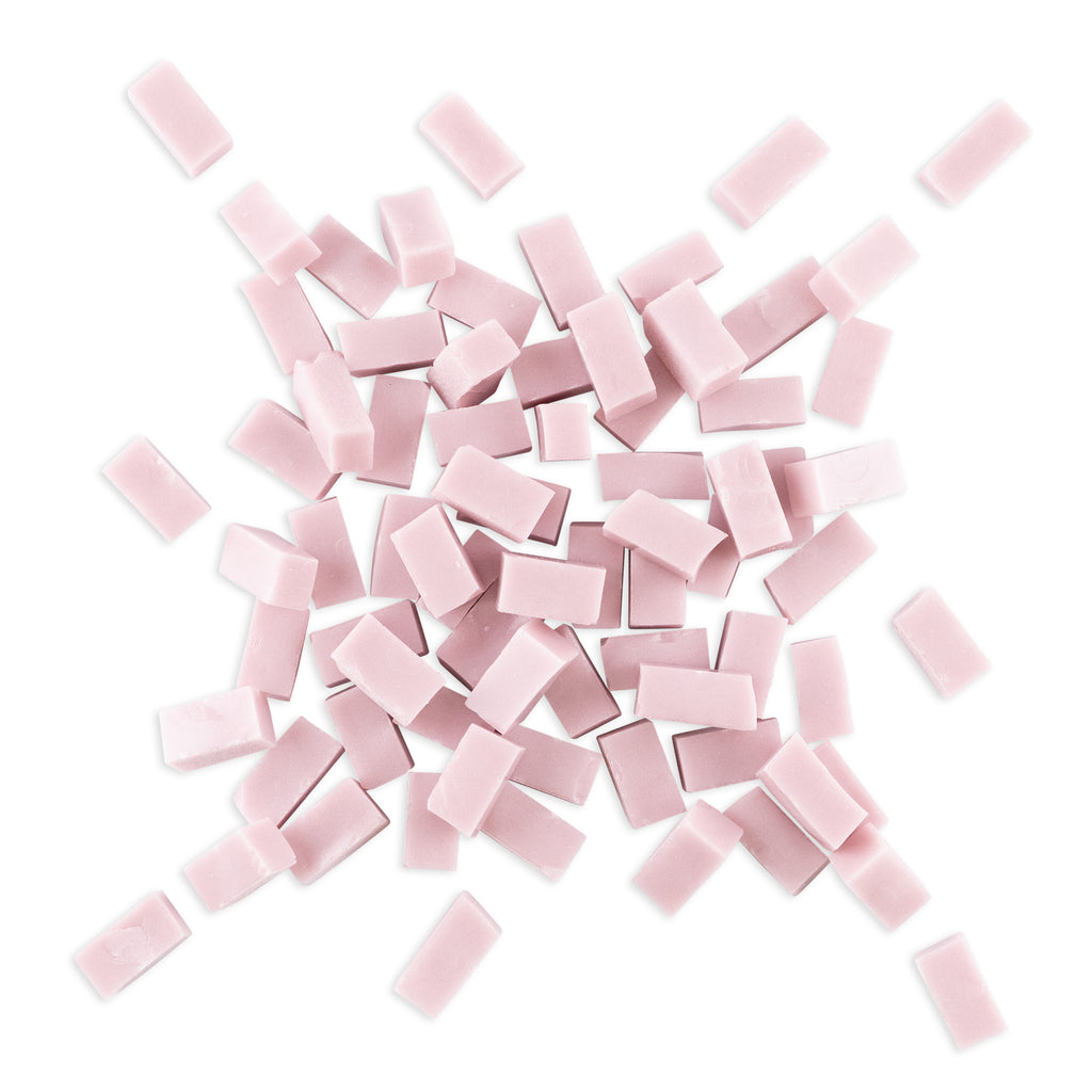 6023 Plum Pink Smalti Glass Brick Mosaic Tiles 250g