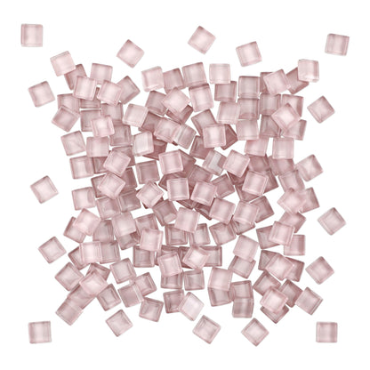 Rose Pink Crystal Mosaic Glass Tiles 1Kg **School Bulk Buy**