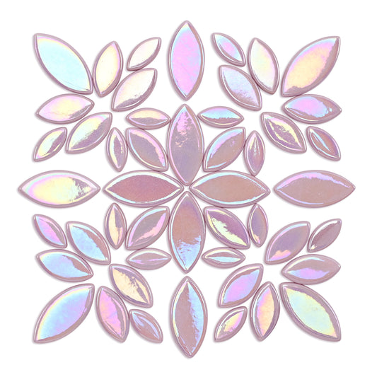 Pink Iridised Leaf & Petal Shapes 250g
