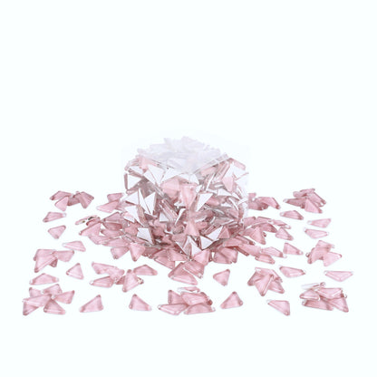 Rose Pink Triangles Mosaic Glass 1Kg **School Bulk Buy**