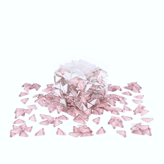 Rose Pink Triangles Mosaic Glass 1Kg **School Bulk Buy**