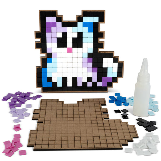 Blueberry Cat Pixart Mosaic Kit