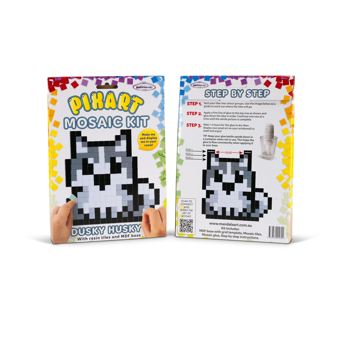 Dusky Husky Pixart Mosaic Kit