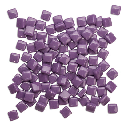 Purple Glass Blocks 12mm Mosaic Tiles 1Kg **School Bulk Buy**