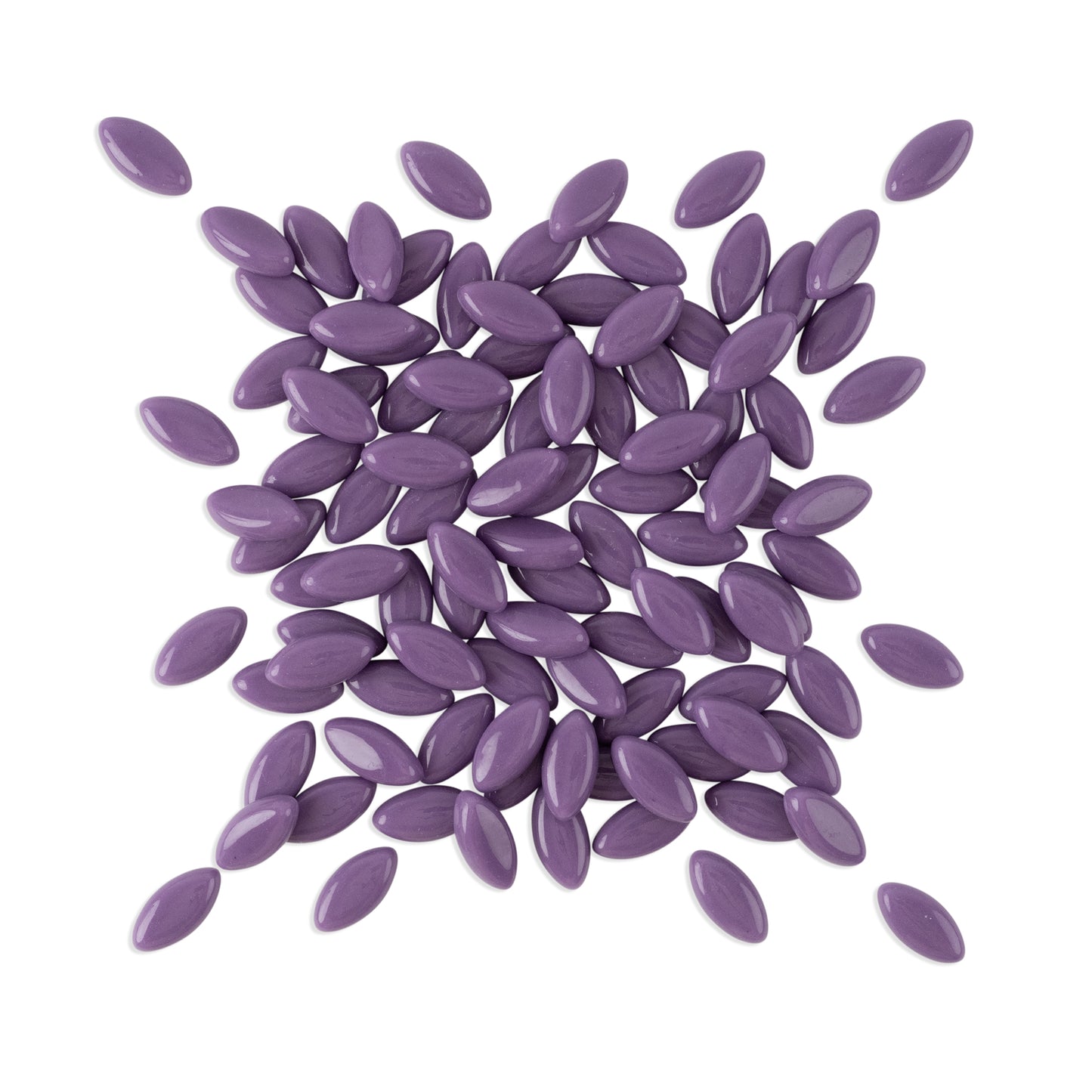 Purple Flower Petal Shaped Mosaic Tiles 250g