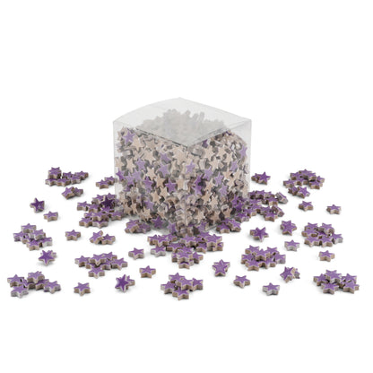 Purple Star Shaped Ceramic Tiles 800g **School Bulk Buy**