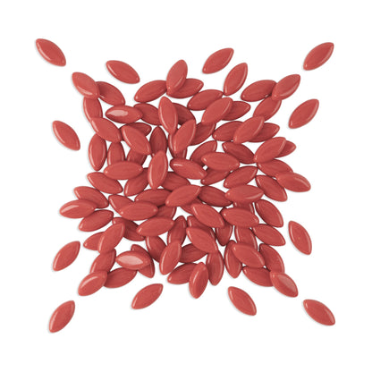 Red Flower Petal Shaped Mosaic Tiles 1Kg **School Bulk Buy**