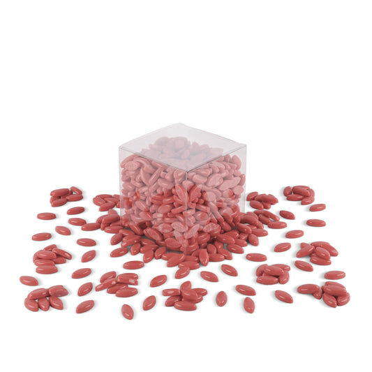 Red Flower Petal Shaped Mosaic Tiles 1Kg **School Bulk Buy**