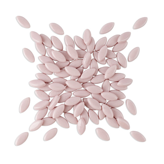 Rose Leaf Petal Shaped Mosaic Pink Tiles 250g