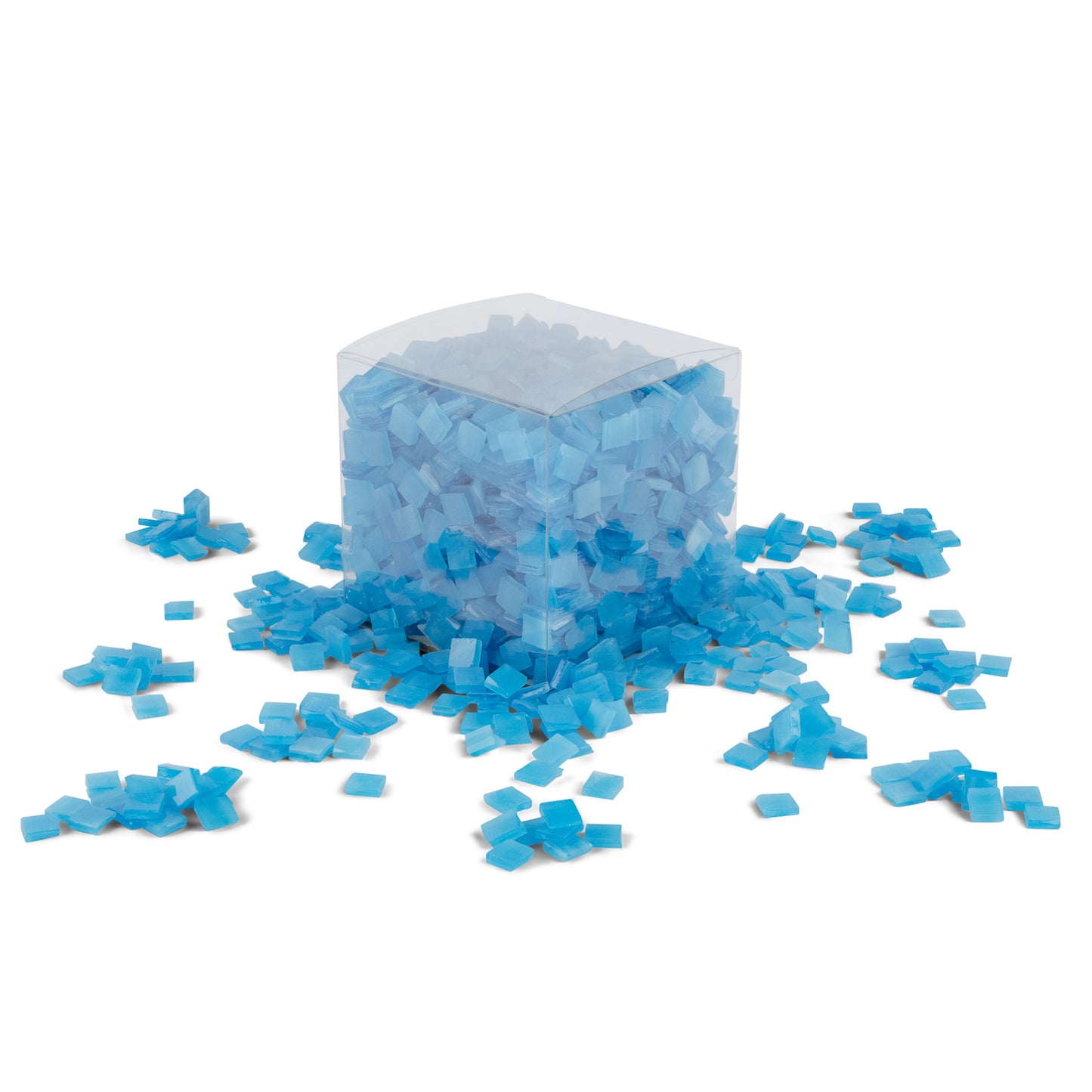 Sky Blue 1 x 1cm 1Kg Blue Tile **School Bulk Buy**