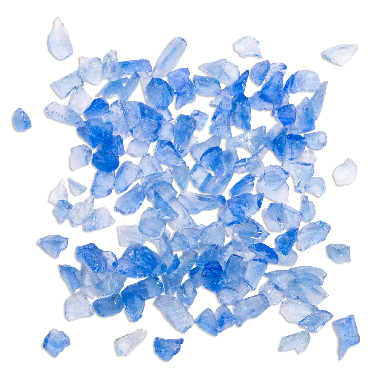 Smokey Blue Crushed Glass 1Kg **School Bulk Buy**