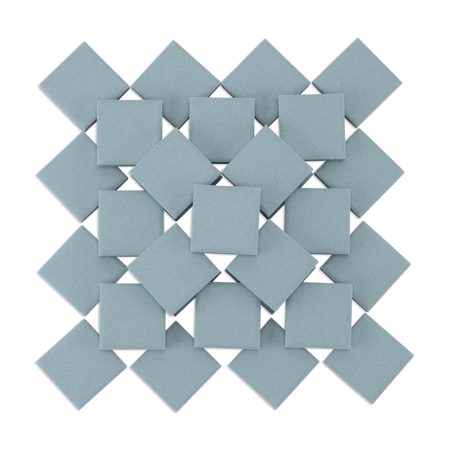 Teal 23mm Porcelain Ceramic Blue Green Tiles 250g