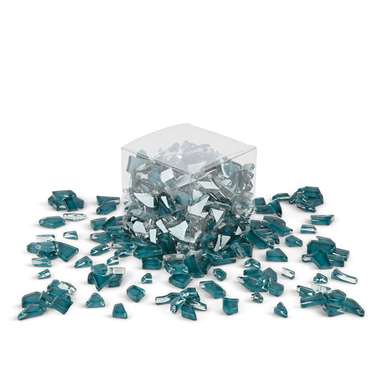 Teal Crackled 1Kg Green Blue Tile **School Bulk Buy**