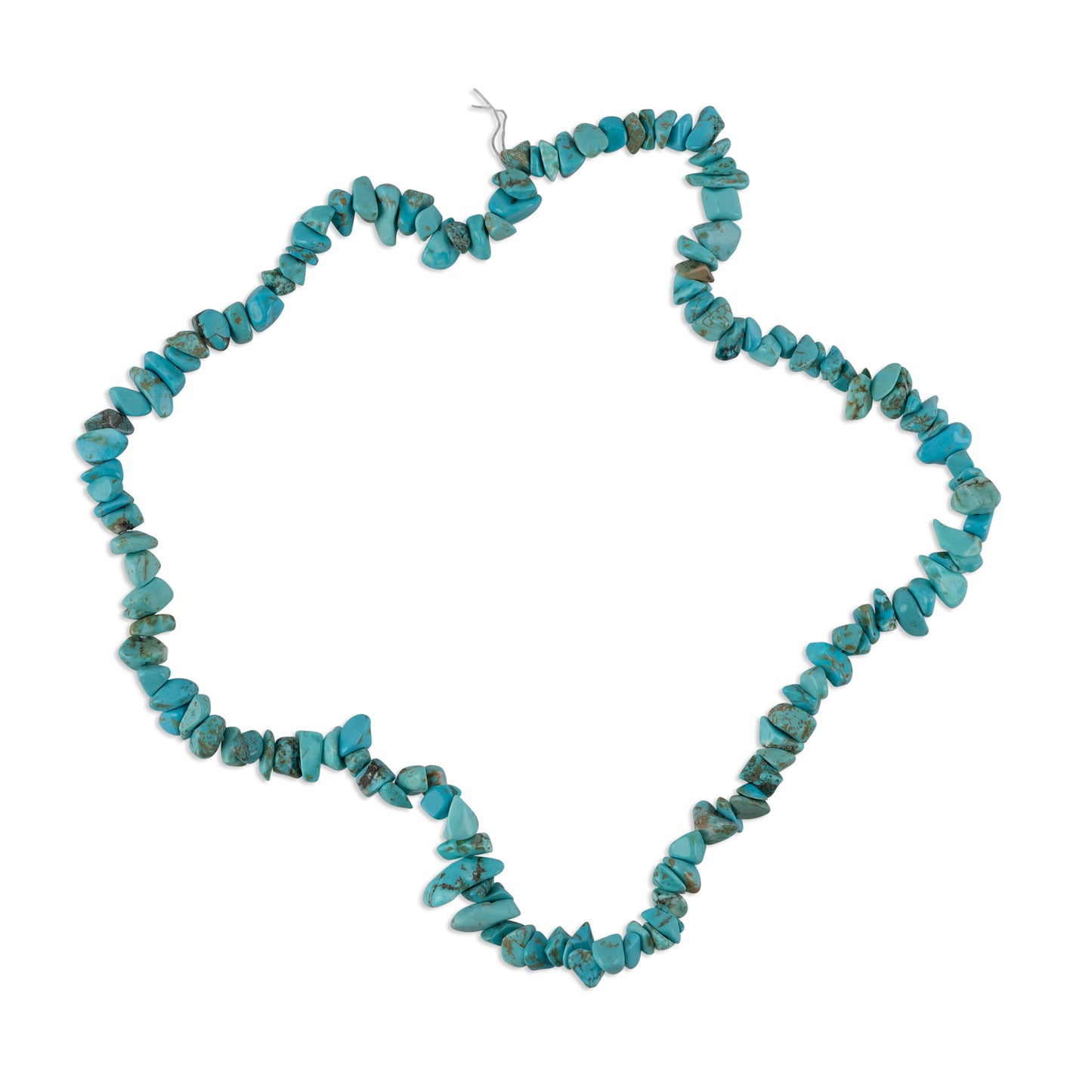 String of Blue Coloured Stones 5-7mm