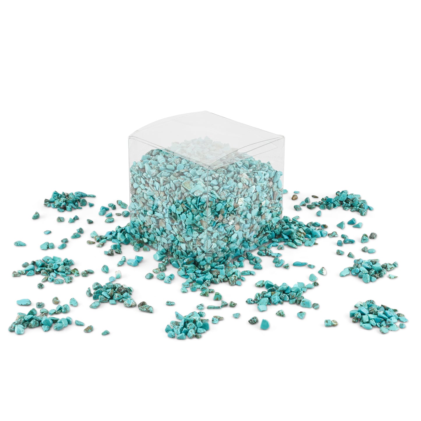 Blue Coloured Stones 5-7mm 1Kg **School Bulk Buy** - CLEARANCE