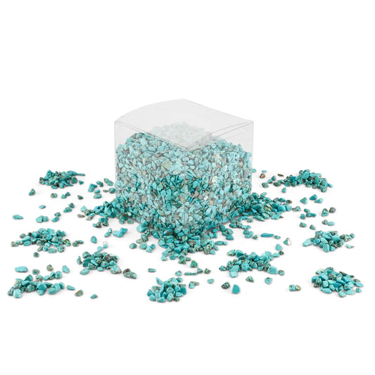 Blue Coloured Stones 5-7mm 1Kg **School Bulk Buy** - CLEARANCE