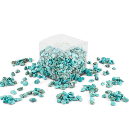 Blue Coloured Stones 9-12mm 1Kg **School Bulk Buy** - CLEARANCE