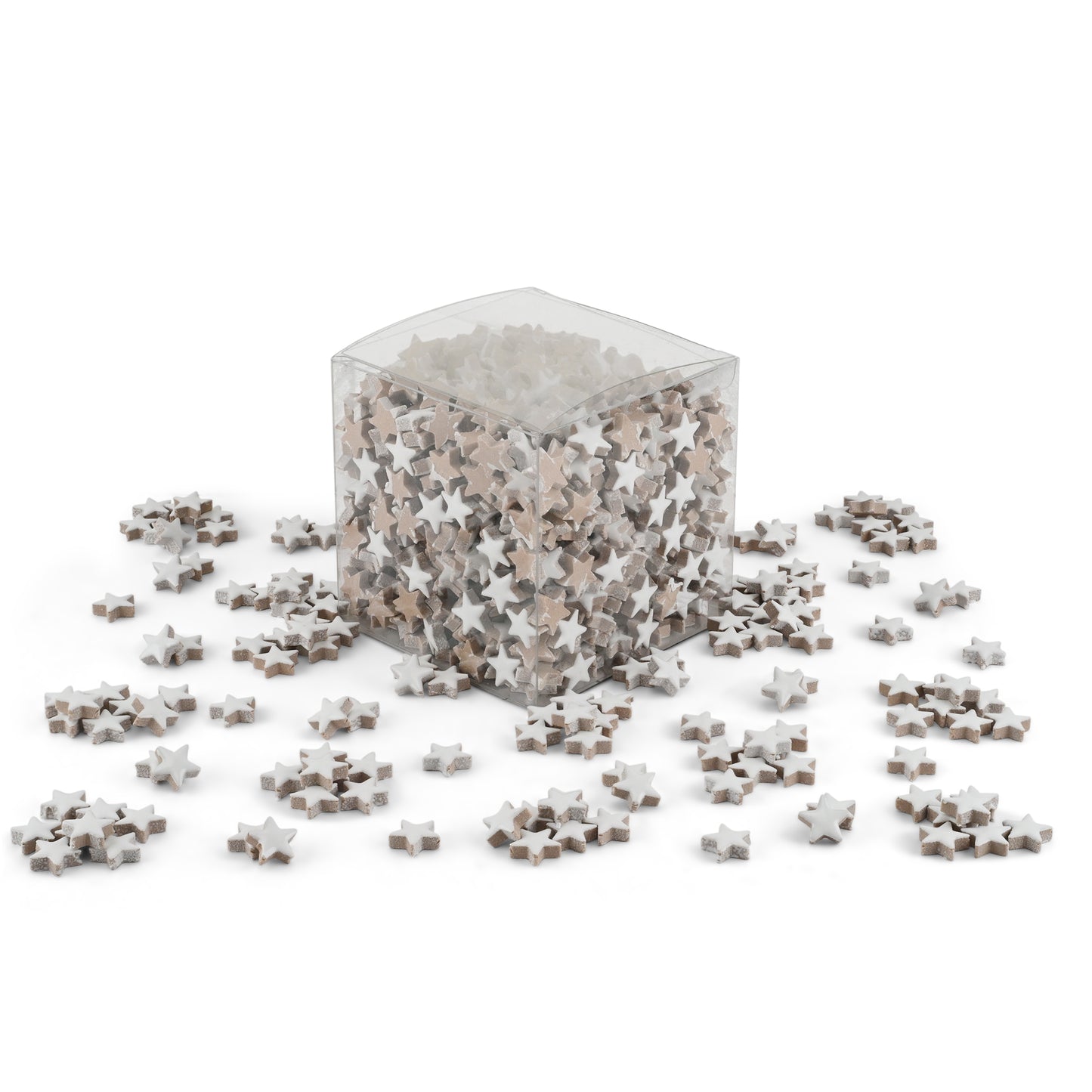 White Star Shaped Ceramic Tiles 800g **School Bulk Buy**