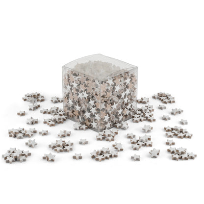 White Star Shaped Ceramic Tiles 800g **School Bulk Buy**