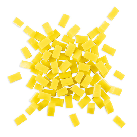 2007 Yellow Smalti Glass Brick Mosaic Tiles 250g