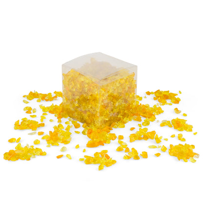 Yellow Crushed Glass 1Kg **School Bulk Buy**