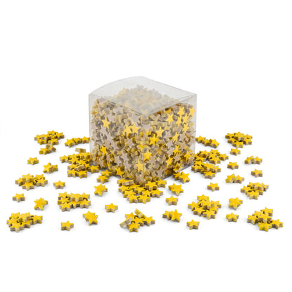 Yellow Star Shaped Ceramic Tiles 800g **School Bulk Buy**