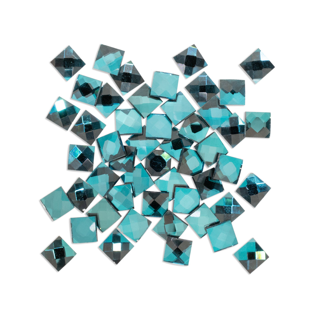 Aquamarine Diamond Mirror 15mm - 50 tiles