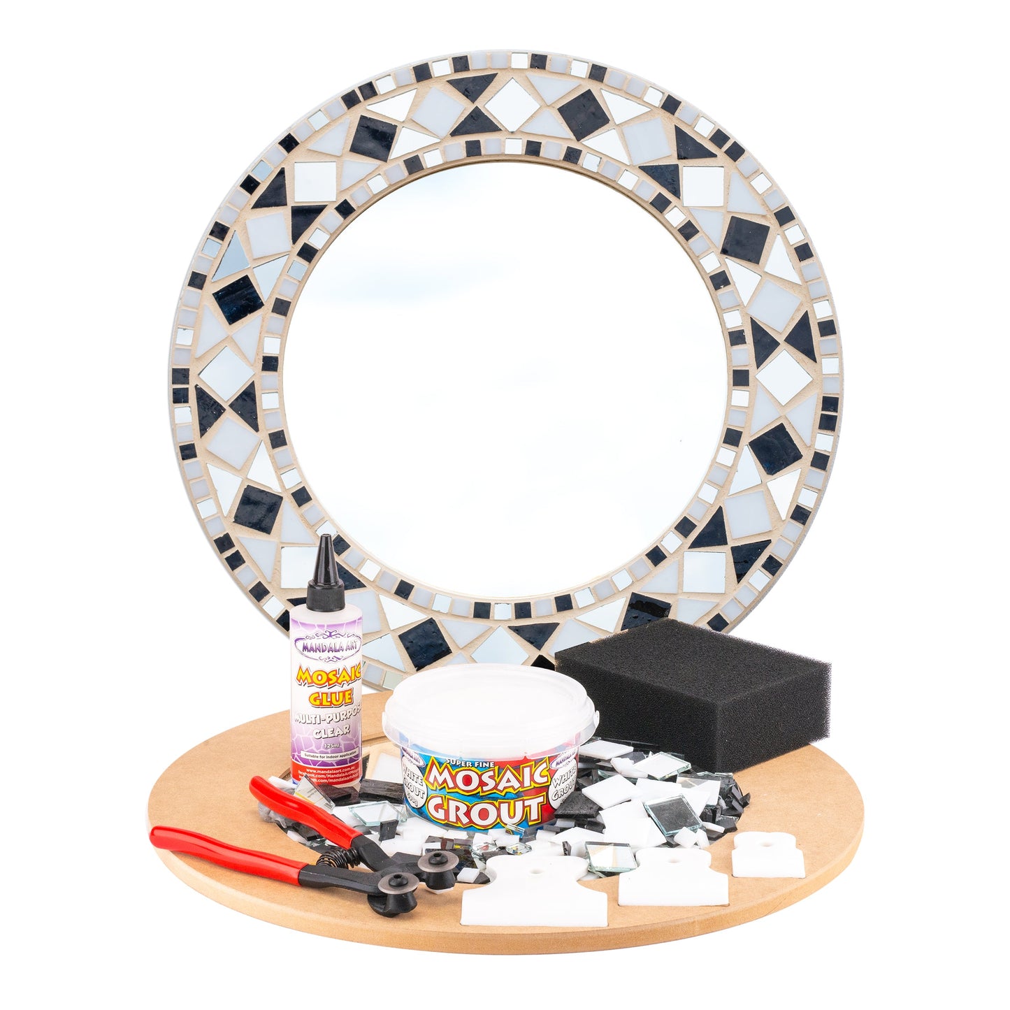 Art Deco Moroccan Mirror Mosaic Craft Kit