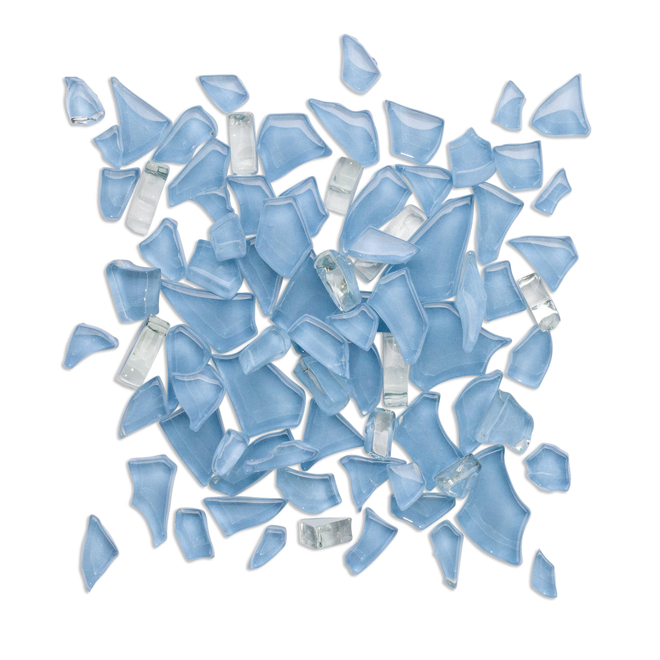 Light Blue Crackled 250g Light Blue Tile