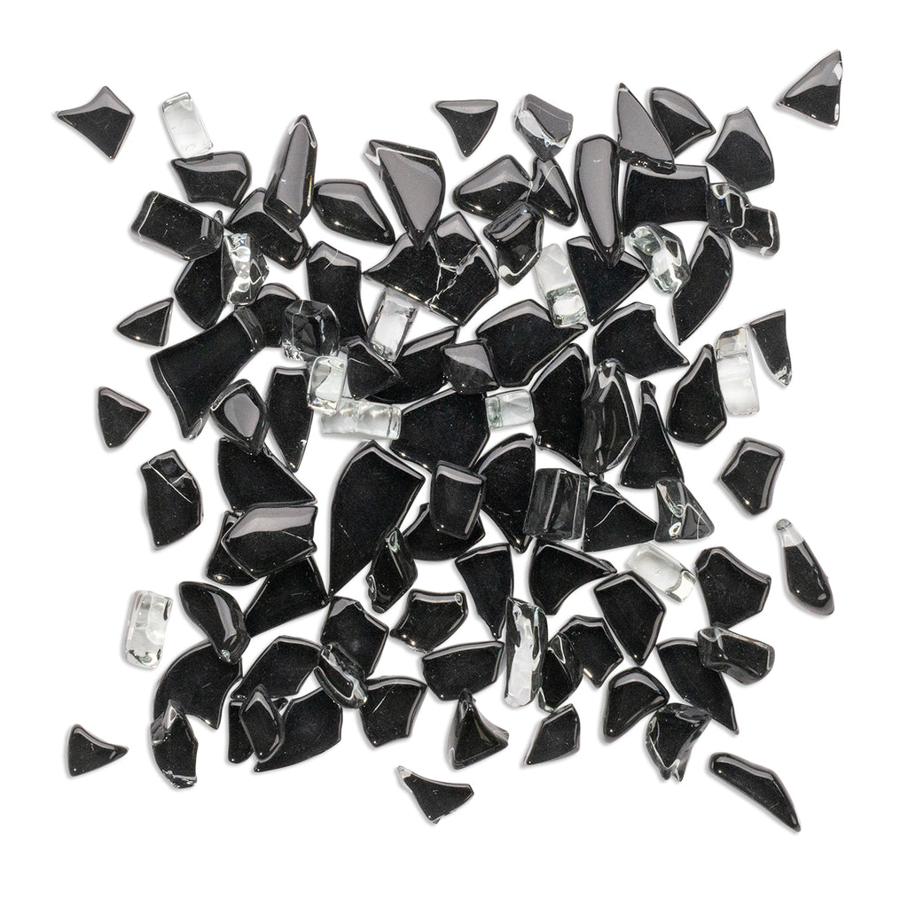 Black Crackled 250g Black Tile